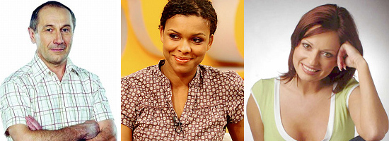 A TV2 meteorológusai: Németh Lajos, Onyutha Judit, Gaál Noémi A TV2 meteorológusai: Németh Lajos, Onyutha Judit, Gaál Noémi